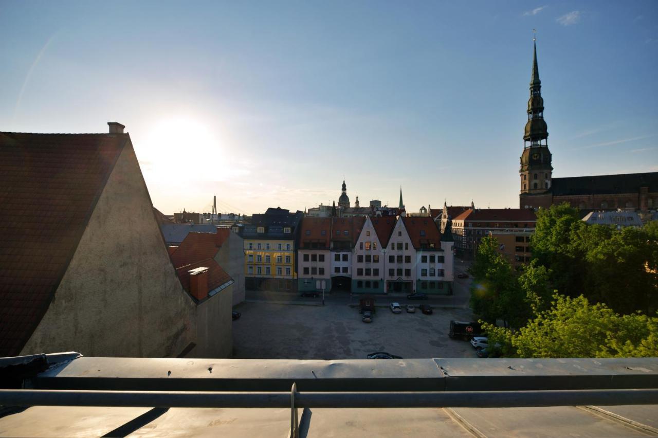 Last Floor Two Level Apartment With Fantastic View Riga Bagian luar foto