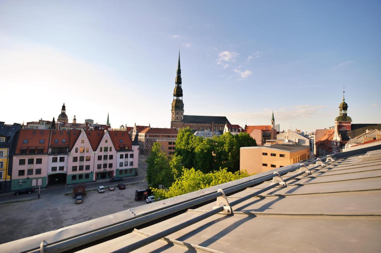 Last Floor Two Level Apartment With Fantastic View Riga Bagian luar foto